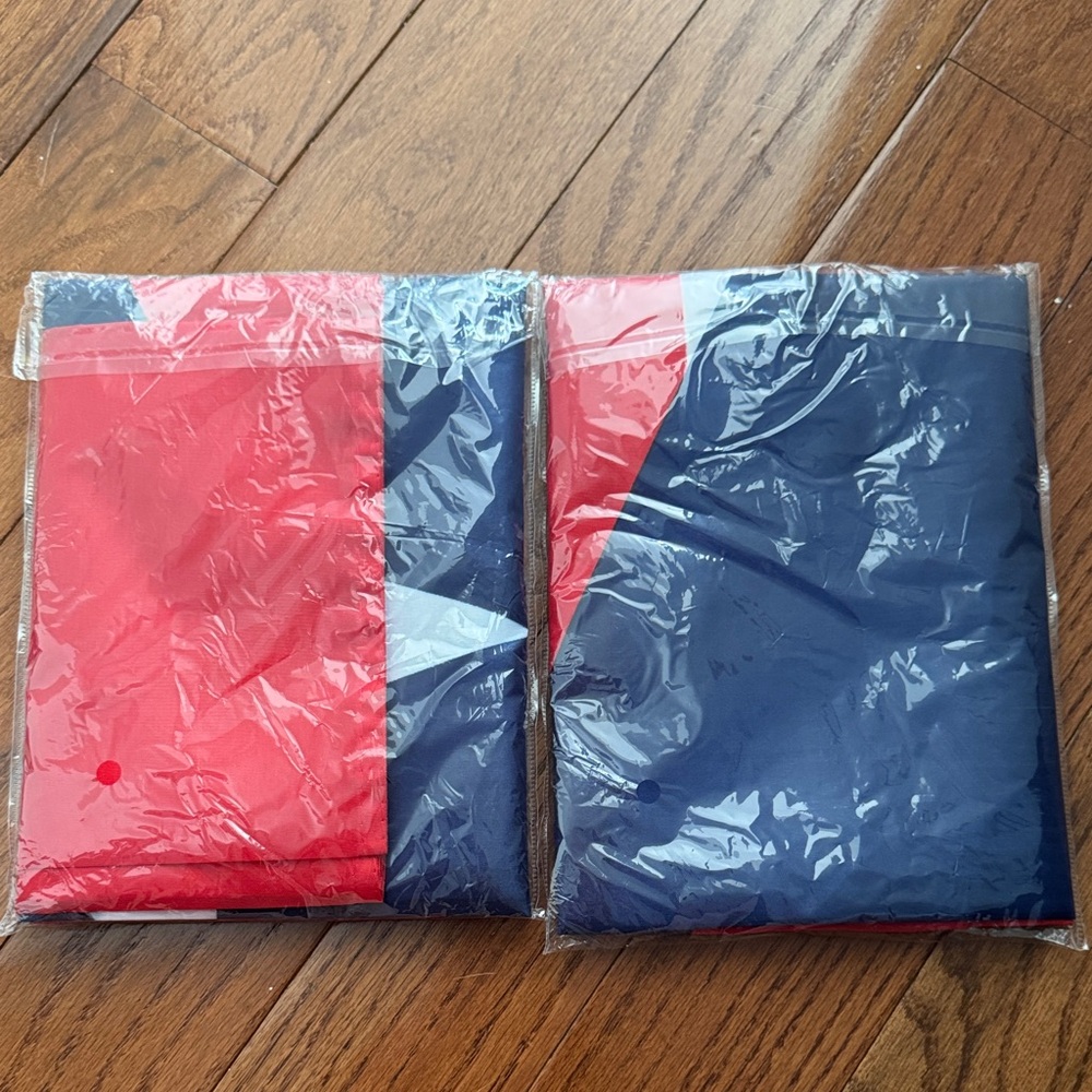 Red and Blue Colorblock Shirts